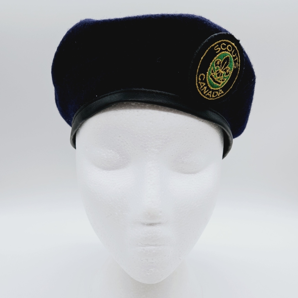 SCOUTS CANADA | patch/badge fitted beret cap hat